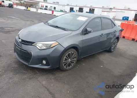 2014 Toyota Corolla S Plus z USA, uszkodzony, nr VIN 5YFBURHE8EP089153